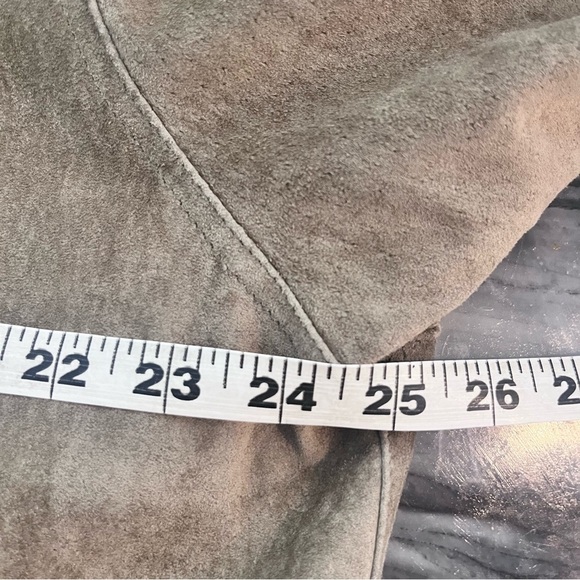 Eddie Bauer Loden Green Women’s Washable Suede Chore Jacket XXL Tall - Picture 5 of 7